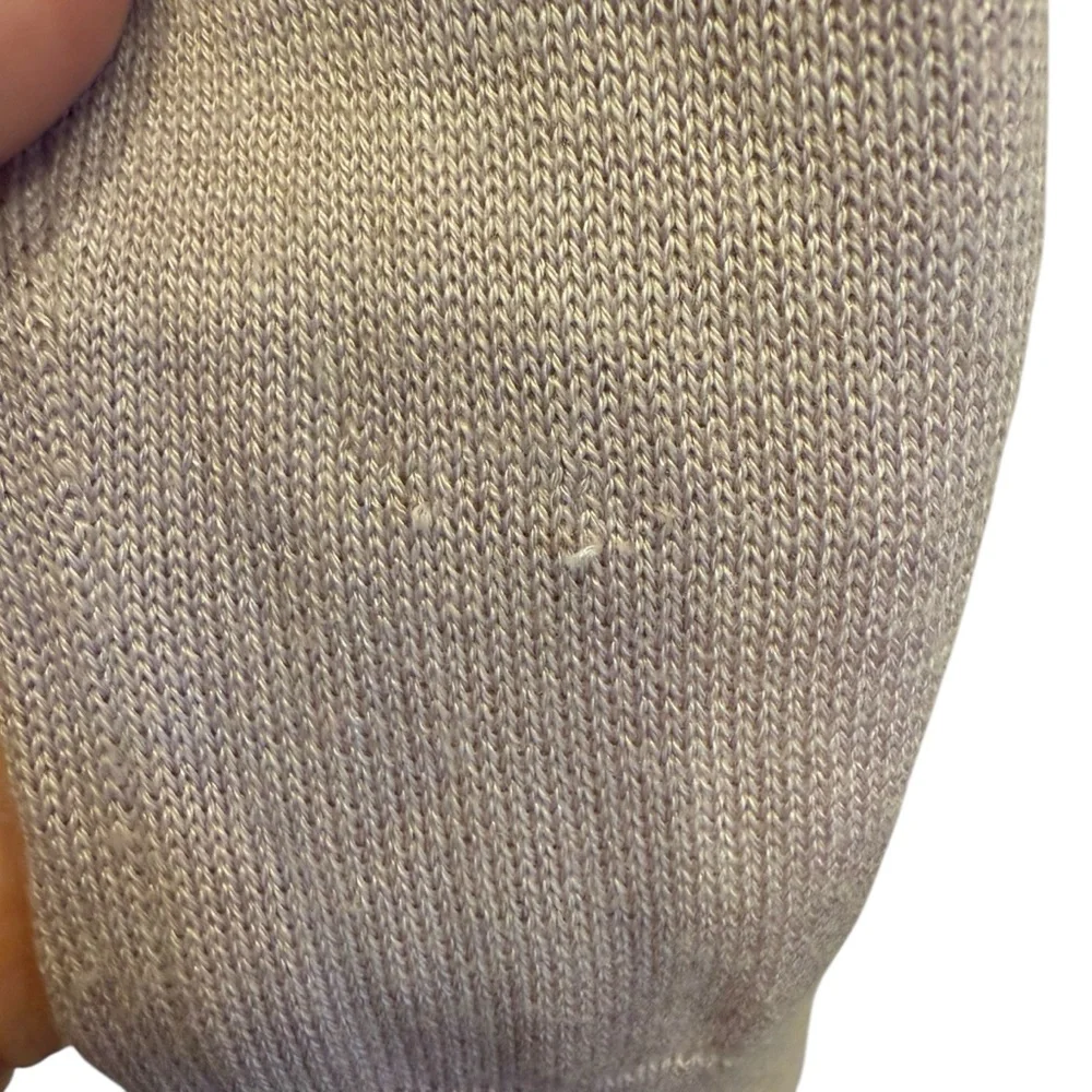 Lululemon Sunset Savasana Merino Wool Womens Blush Pink Open Back Sweater Sz 16